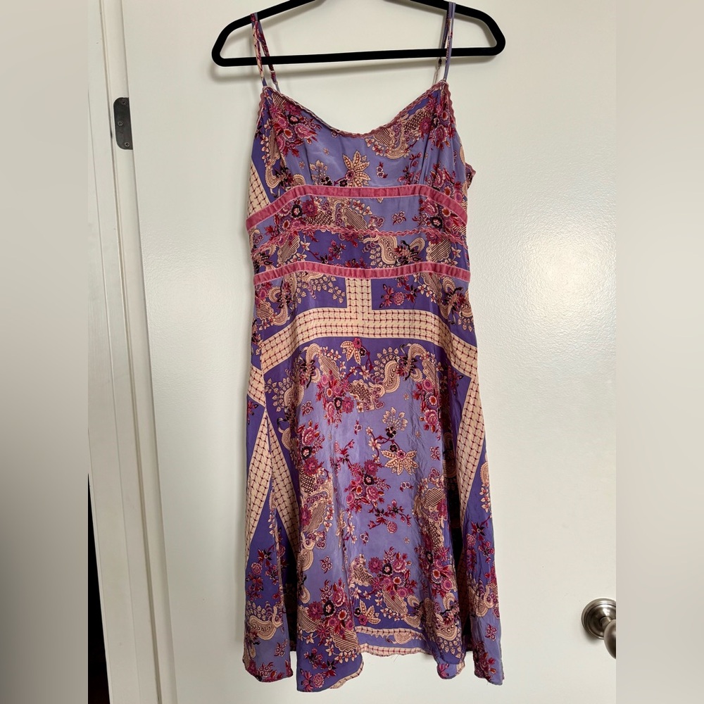 Betsey Johnson Vintage Slip Dress
Y2k 90's Purple Paisley